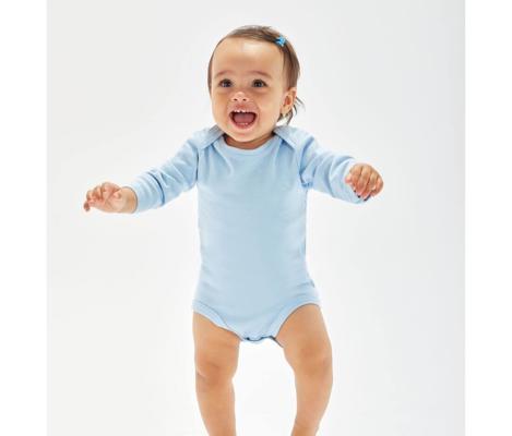 BABY LONG SLEEVE BODYSUIT BABYBUGZ BZ030