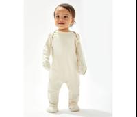 BABY ENVELOPE SLEEPSUIT WITH SCRATCH MITTS BABYBUGZ BZ035