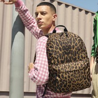 LEOPARD PRINT BACKPACK BAG BASE BG195