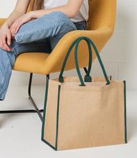 Jute Tipped Shopper Brand Lab BR103