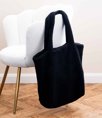 Borg Fleece Shopper Tote Bag Brand Lab BR301
