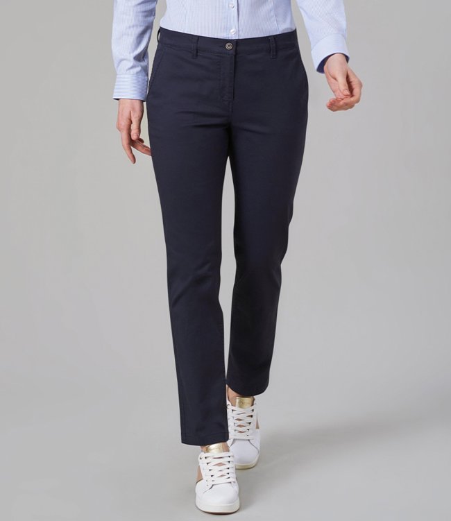 Ladies Houston Slim Leg Chino Trousers Brook Taverner BK502