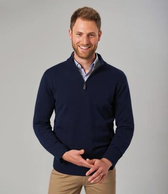 Dallas Zip Neck Sweater Brook Taverner BK555