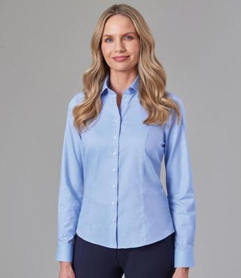 Ladies Aspen Long Sleeve Oxford Shirt Brook Taverner BK583