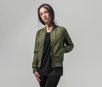 LADIES NYLON BOMBER JACKET BUILD YOUR BRAND BY044