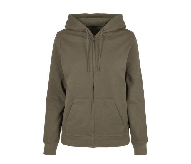 LADIES BASIC ZIP HOODY BUILD YOUR BRAND BYB009