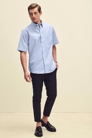 Fruit of the Loom Men Shortsleeve  Oxford Shirt Fruit of the Loom 651120