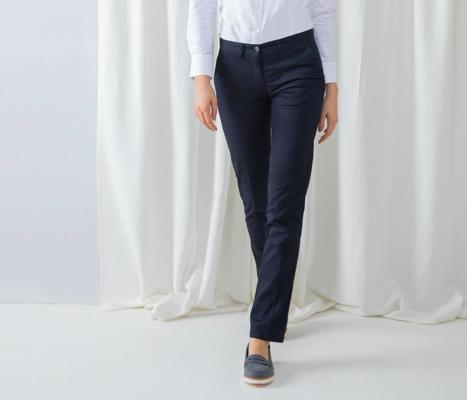 LADIES' 65/35 CHINO TROUSERS HENBURY HY641