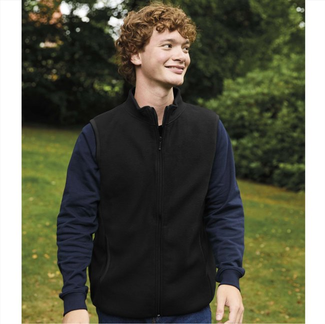 RECYCLED FLEECE VEST NEUTRAL R73602
