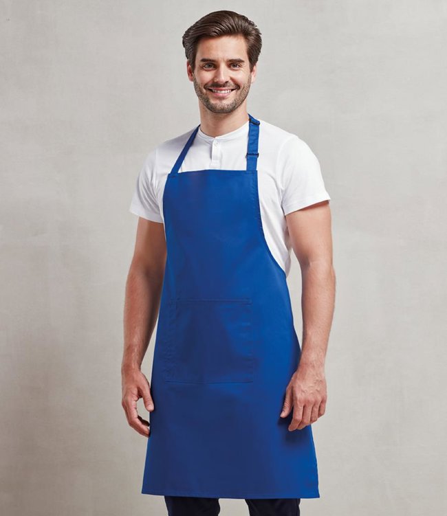 'Colours' Bib Apron with Pocket Premier PR154