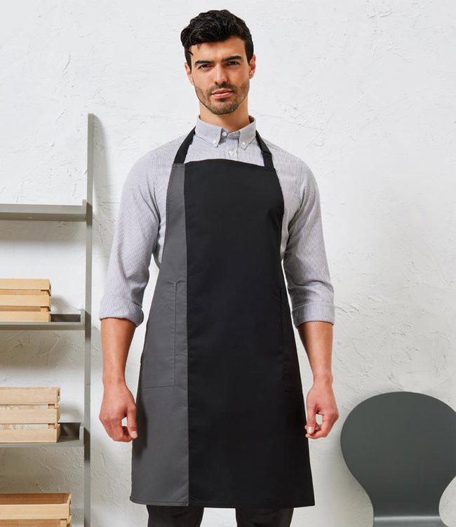 Contrast Bib Apron Premier PR162