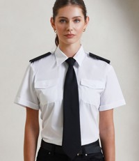 Ladies Short Sleeve Pilot Shirt Premier PR312