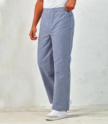 Pull On Chef's Check Trousers Premier PR552