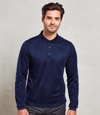 Long Sleeve Coolchecker® Piqué Polo Shirt Premier PR617