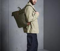 HERITAGE WAXED CANVAS BACKPACK QUADRA QD655