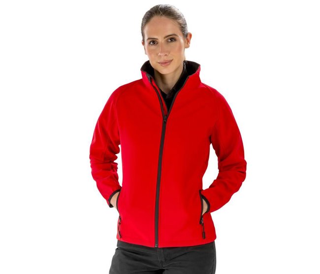 WOMENS PRINTABLE SOFTSHELL JACKET RESULT R231F