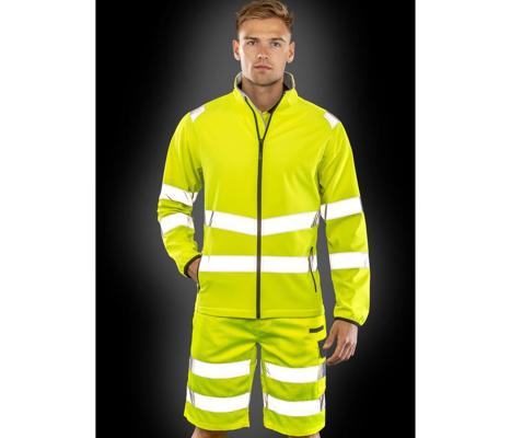 RECYCLED PRINTABLE SAFETY SOFTSHELL RESULT RS505X