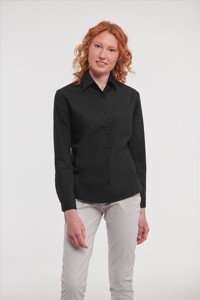 Russell Ladies LSL Classic Pure Cotton Poplin Shirt Russell 9936F