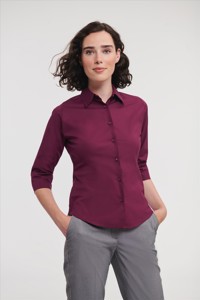 Russell Ladies ¾ sl. Fitted Stretch Shirt Russell 9946F