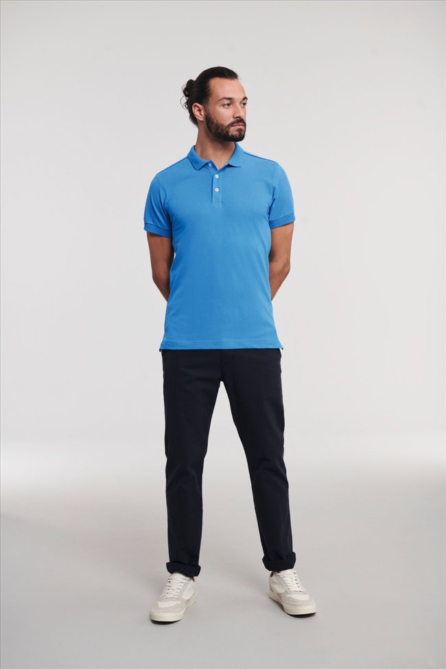 Russell Men Fitted Stretch Polo Russell Athletic 9566M