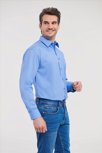 Russell Men LSL Clas. Polycot. Poplin Shirt Russell Athletic 9934M