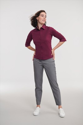 Russell Ladies ¾ sl. Fitted Stretch Shirt Russell Athletic 9946F