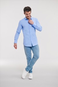 Russell Men LSL Fitted Ultimate Stretch Shirt Russell Athletic 9960M