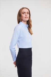 Russell Ladies LSL Tailored Herringbone Shirt Russell Athletic 9962F