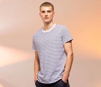 UNISEX STRIPED T SKINNIFIT MEN SF202