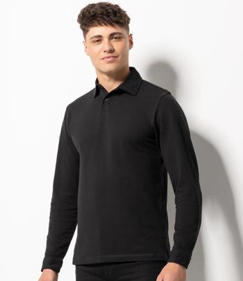 LONG SLEEVES STRETCH POLO MEN SKINNIFIT MEN SFM44