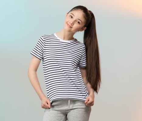 KIDS' STRIPED T SKINNIFIT MINI SM202