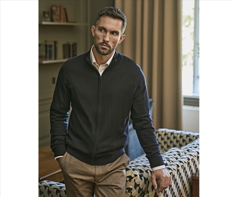 FULL ZIP KNIT TEE JAYS TJ6012