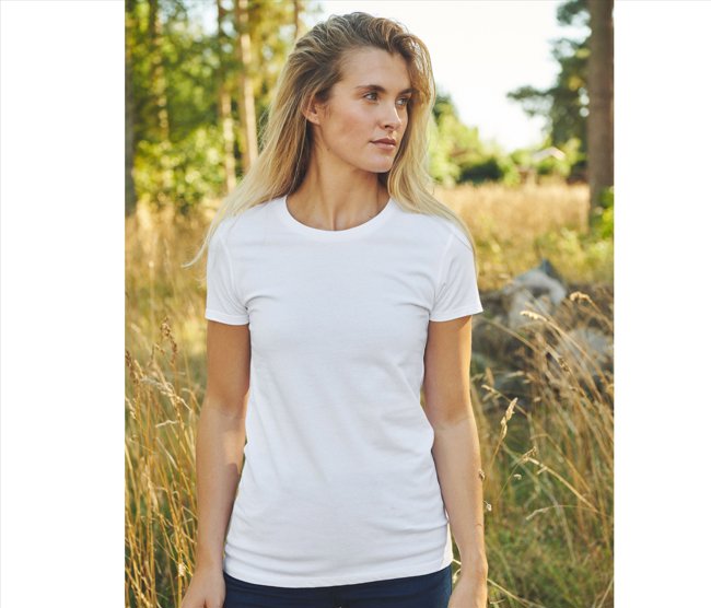 COTTON LADIES T-SHIRT TIGER T81001