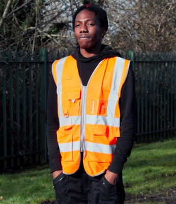 Hi-Vis Executive Waistcoat Warrior WR035