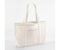 STRIPED ORGANIC COTTON SHOPPER WESTFORD MILL WM255