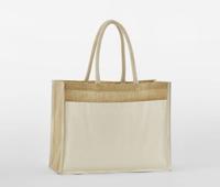 COTTON POCKET NATURAL STARCHED JUTE SHOPPER WESTFORD MILL WM480