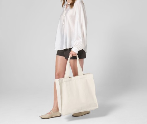 CHEVRON HANDLE SHOPPER WESTFORD MILL WM940