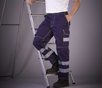 HI-VIS POLYCOTTON CARGO TROUSERS WITH KNEE PAD POCKETS YOKO YK018T