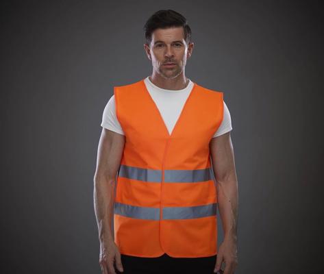 HI-VIS TWO BANDS WAISTCOAT YOKO YK102