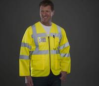 HI-VIS EXECUTIVE LONG SLEEVE WAISTCOAT YOKO YK800